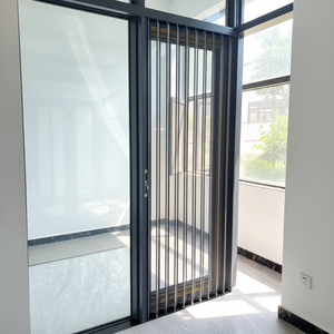 आधुनिक स्टेनलेस स्टील हीरा मेष एल्यूमीनियम फ्रेम तह फिसलने वाला दरवाजा एंटी-चोरी लॉक मच्छर-प्रूफ बिल्ली कुत्ते चूहे का सबूत - Product Image 3