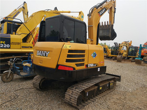 Excavatrice SANY SY60 C-9 d'occasion, 6 tonnes, moteur Mitsubishi, modèle 2021, faible nombre d'heures de fonctionnement, bon état, en vente. - Product Image 2
