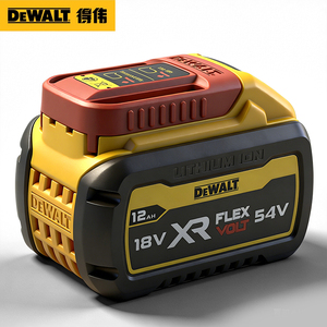 DCB548 DeWalt 18V 54V <span class=keywords><strong>XR</strong></span> 12Ah แบตเตอรี่ลิเธียม FLEXVOLT เอาต์พุตสูงสำหรับการปรับปรุงการก่อสร้างการดูแลสวน - Product Image 2
