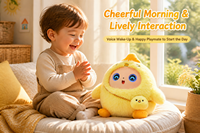 Peluche interactive parlante intelligente, adorable panda compagnon avec écran dynamique et yeux mobiles, jouet en peluche pour enfants