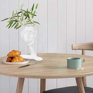 Maceta facial Maceta Suculenta Maceta Cabeza Maceta Resina única <span class=keywords><strong>Macetas</strong></span> <span class=keywords><strong>pintadas</strong></span> a mano <span class=keywords><strong>con</strong></span> orificio de drenaje - Product Image 4