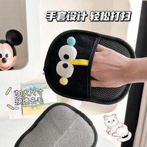 Gants anti-statiques pour animaux de compagnie, éponge ronde en polyester pour le toilettage des chiens et chats à poils longs - Product Image 2