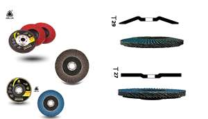 DELUN Chine Direct haute Performance 115 mm oxyde de zircone roue à lamelles en acier inoxydable pour meuleuse de colère - Product Image 5