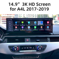 Radio de Coche con Pantalla Táctil Android de 14.9 Pulgadas, Reproductor Multimedia, Carplay, Navegación GPS para Audi A6L