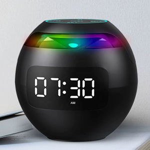 Multifunctional Smart Wireless Speaker Colorful Night Light Double Alarm Clock Portable Subwoofer Home Theatre Outdoor Kids Gift - Product Image 2