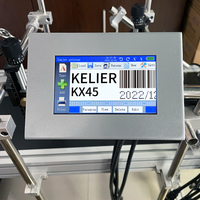 Kelier date imprimante à jet d'encre automatique en ligne portable date d'expiration qr code à barres impression machine de codage