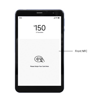 Özel 8 inç ön NFC Tablet POS Android MTK8768 LTE Google GMS 4GB 64GB Tablet NFC çift kamera 4000mAh Android Tablet
