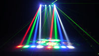 Mini projecteur mobile 120W RGBW DMX512 pour scène, éclairage de faisceau pour discothèque, bar, DJ, spectacle