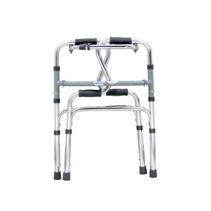 Aide à la marche en alliage d'aluminium avec accoudoirs à double courbure pour personnes âgées et handicapées, pour un soutien de la mobilité - Product Image 3