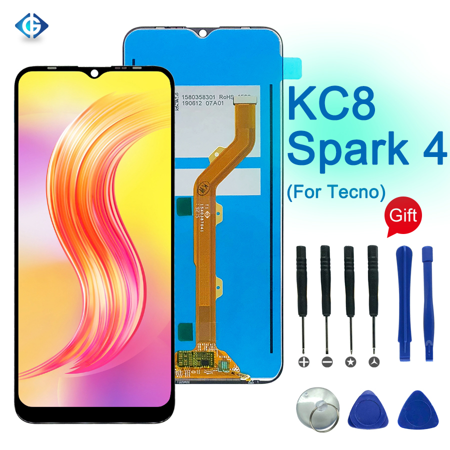 Techno spark 9 дисплей. Tecno spark 4 kc8 lcd. tecno kc8 display. techno kc8. экран текно спарк 4.