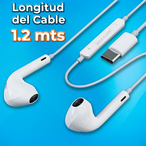 หูฟัง ELE-GATE แบบ Type C พร้อมไมโครโฟน เสียงสเตอริโอ สำหรับโทรศัพท์มือถือ - Product Image 4