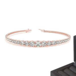 Bracelet en argent sterling 925 avec moissanite, style cubain, bijoux tendance pour tous les jours - Product Image 1