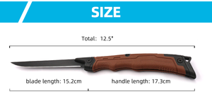 XN211 OEM cuchillo de filete de pesca hoja de acero inoxidable mango suave para exteriores cuchillos de pescado para acampar para pescar al aire libre - Product Image 4