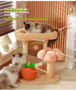 Tiragraffi per Gatti Compatto con Struttura Integrata per Arrampicata e Salto, in Materiale Sisal, Design Moderno - Product Image 3