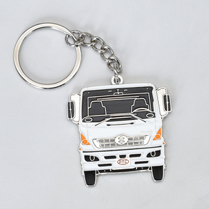 Hot bán tùy chỉnh chết cắt Logo Xe Tải xe khuôn kim loại Keyring xe hình dạng Keychain cho quà tặng doanh nghiệp - Product Image 4