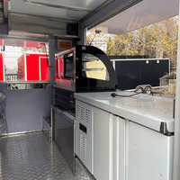 Remorques de concession alimentaire personnalisées entièrement équipées de rue de camion de nourriture à vendre