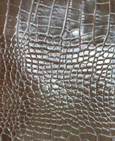 Vente en gros prix d'usine sac à main en cuir PU peau de crocodile miroir extensible pour chaussures de dame vêtements de meubles de canapé
