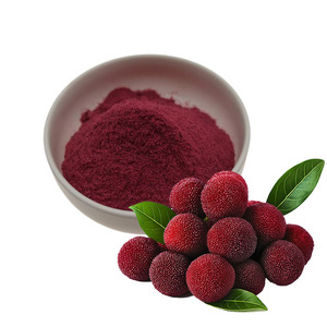 จำหน่ายผงผลไม้แว็กซ์เบอร์รี่อบแห้งแบบแช่แข็งคุณภาพดี ราคาส่ง ผงน้ำผลไม้เบย์เบอร์รี่แดงออร์แกนิก - Product Image 1