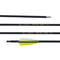 Wholesale Pure Carbon Arrows 32" ID 6.2mm, Spine 300 400 500 600 Optional,r Recurve Compound Bow Hunting Target Practice