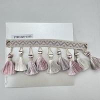 Nouveau Style français gland dentelle sangle fleur sangle largeur 65mm oreiller Table drapeau rideau bricolage accessoires décoratifs