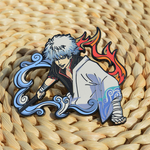 Spille da bavero anime <span class=keywords><strong>Gintama</strong></span> all'ingrosso di alta qualità, distintivi decorativi in smalto duro - Product Image 6
