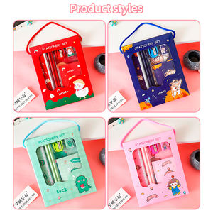 Set de Papelería Macaron Estilo Caricatura de 6 Piezas <span class=keywords><strong>al</strong></span> <span class=keywords><strong>Por</strong></span> <span class=keywords><strong>Mayor</strong></span> Set de Regalo de Papelería con Lápiz, Goma de Borrar y Sacapuntas para la Escuela - Product Image 3