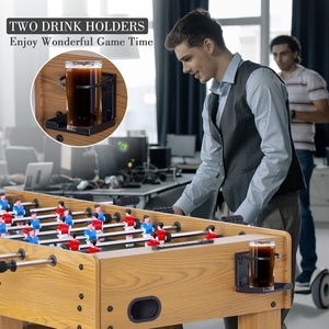 48in MDF Soccer Table for Home <strong>Game</strong> Room Arcade Competition Kids and Adults Includes 2 <strong>Balls</strong> and 2 <strong>Cup</strong> Holders - Product Image 2