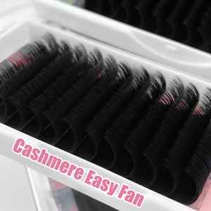 Abonnie J <span class=keywords><strong>C</strong></span> <span class=keywords><strong>D</strong></span> Curl Mink Blooming Lash Extension Matte Black Easy Volume Lash Trays Cashmere Easy Fan Eyelash Extensions - Product Image 3
