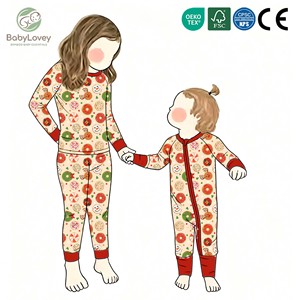 Babylovey Tutine Natalizie per Neonati, Abbigliamento in Bambù, Pigiami, Body per Neonati e Bambini, Vendita all'Ingrosso - Product Image 1