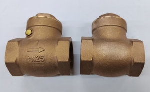 <span class=keywords><strong>Clapet</strong></span> <span class=keywords><strong>anti</strong></span>-<span class=keywords><strong>retour</strong></span> horizontal en bronze à sens unique fileté Marine DN20 <span class=keywords><strong>pour</strong></span> l'alimentation en eau - Product Image 3