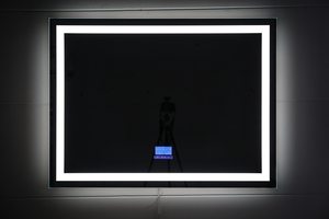 Miroir lumineux LED <span class=keywords><strong>antibrouillard</strong></span>, Design moderne, personnalisé, fonction intelligente, pour salle de bains, 2021 pièces - Product Image 2