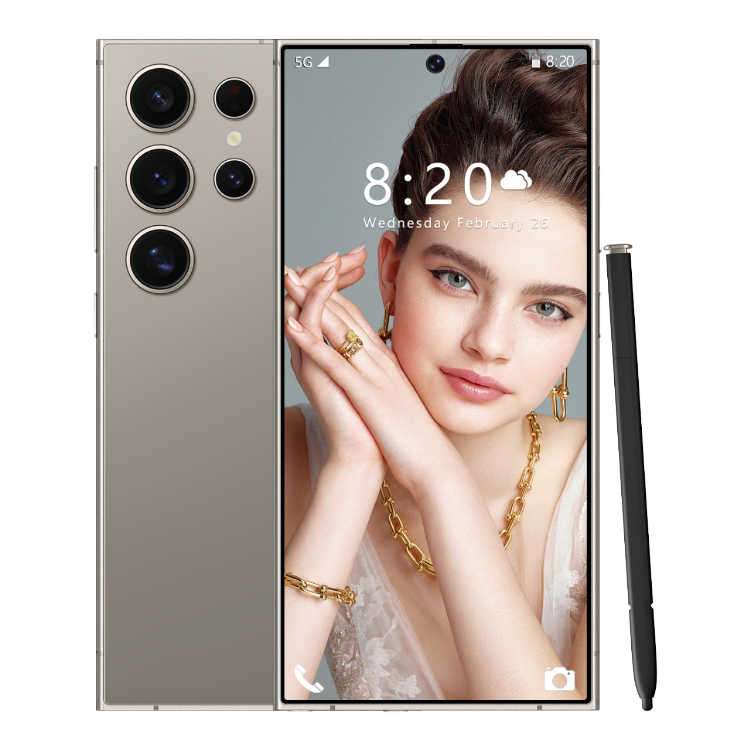 Original S24 Ultra 5G Unlocked Smartphone HD Global Version Multi-Language Support (Spanish English) LTE Compatible Mobile