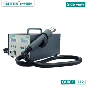 <span class=keywords><strong>Système</strong></span> de <span class=keywords><strong>maintenance</strong></span> à double station QUICK 712, station de soudage et de dessoudage pour la réparation des puces de cartes mères de téléphones portables - Product Image 4