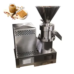 full stainless steel hazelnut cocoa bean peanut butter making machine colloid mill with CE