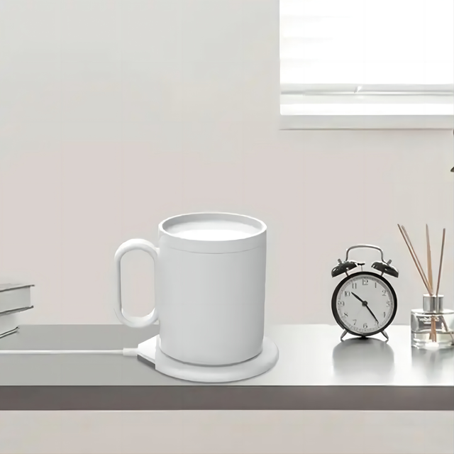 Wholesales Multifunction Cup Warmer with QI Wireless Charger Desktop Coffee Mug Warmer Constant Heated for Home and Office