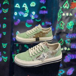 Chaussures de sport pour hommes de haute qualité, mode estivale, course à pied, baskets décontractées en PU et maille, respirantes, dessus en toile, design classique, marche - Product Image 2