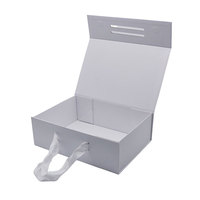 Boîte cadeau magnétique pliable personnalisée, emballage pour chaussettes imprimées, boîte en papier d'une seule pièce, coffret cadeau de luxe
