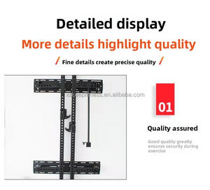 Home <strong>Gym</strong> Equipment Smith Barbell Hanger Full Rubber Weight Wall Mounted Flat Dumbbell Wall Mounted Folding Squat Rack for <strong>Gym</strong> - Product Image 3