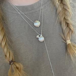 สร้อยคอเงินแท้ S925 รูปทรงเรขาคณิตสามมิติ ประดับเพชรทรงกระบอกสี  จี้แฟชั่นส่วนบุคคล - Product Image 2