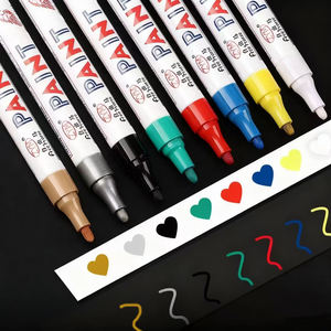 Marqueur de peinture permanent à séchage rapide pour <span class=keywords><strong>album</strong></span> DIY, graffiti, pneus de voiture, métal, plastique, roche, verre - Product Image 3