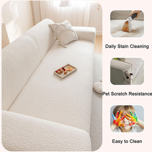 Housse de canapé au design moderne, ajustement universel, résistante aux rayures, surface antidérapante, style simple et élégant pour une protection toute l'année - Product Image 3
