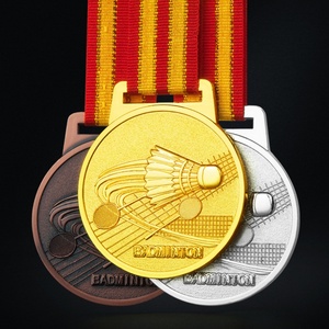 Medallas de Taekwondo Personalizadas al por Mayor, Medallas Deportivas de Metal en Oro, Plata y Cobre para Maratón, Bádminton y Carreras, 5k 10k - Product Image 1
