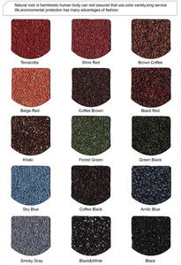 Nóng Bán Vật liệu mới mạ kẽm tấm lợp trong màu sắc khác nhau và hình dạng, màu Đá kim loại gạch - Product Image 5