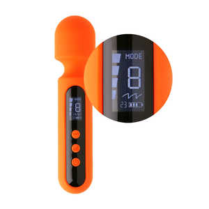 यूएसबी रिचार्जेबल सिलिकॉन व्यक्तिगत मालिश डिवाइस सबसे मजबूत कॉर्डलेस हैंडहेल्ड नरसंहार वाइब्रेटर डिजिटल स्क्रीन - Product Image 2