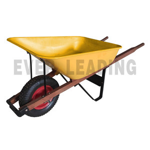 5 pies cúbicos siempre líderes. <span class=keywords><strong>Carretilla</strong></span> de bandeja de plástico negro con rueda neumática de 14 "X 3,50-<span class=keywords><strong>8</strong></span> y mango de madera - Product Image 3