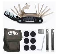 Outils de vélo de randonnée en plein air en métal durable avec logo personnalisé Mini Pocket Cycling Bike Repair Multi Tool