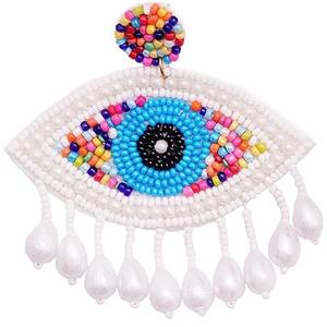 ต่างหูเม็ดเดี่ยวลูกปัดสวยงามอุปกรณ์ทำมือสำหรับผู้หญิงและเด็กผู้หญิง - Product Image 2