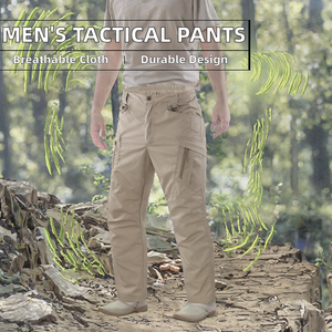 <b>Men's</b> Tactical <b>Cargo</b> <b>Pants</b> Breathable Polyester Cotton Straight Leg Outdoor Hiking Hunting Trousers - Product Image 2