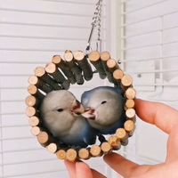 Xuan Feng Balançoire en bois de pivoine et de pomme, écologique, jouets classiques pour oiseaux pour perroquets - Utilisation intérieure et extérieure, pour le jeu et éviter l'escalade sur les hamacs