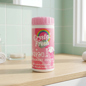 CRYSTAL FRESH Thailand (Bangkok) Herbal Unisex <b>Body</b> Deodorant <b>Powder</b> 22g (CP-022 Scent) ISO9001 ISO22716 OTOP Certified - Product Image 1